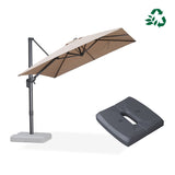 PURPLE LEAF UV Resistant Patio Umbrella Affordable Outdoor Umbrella with Base