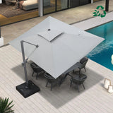 PURPLE LEAF Eco-friendly Fade Resistant Patio Umbrella High Quality Cantilever Umbrella