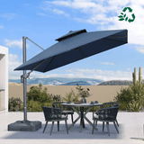 PURPLE LEAF Eco-friendly Fade Resistant Patio Umbrella High Quality Cantilever Umbrella