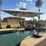 PURPLE LEAF Eco-friendly Fade Resistant Patio Umbrella High Quality Cantilever Umbrella