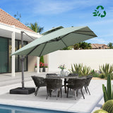 PURPLE LEAF Eco-friendly Fade Resistant Patio Umbrella High Quality Cantilever Umbrella