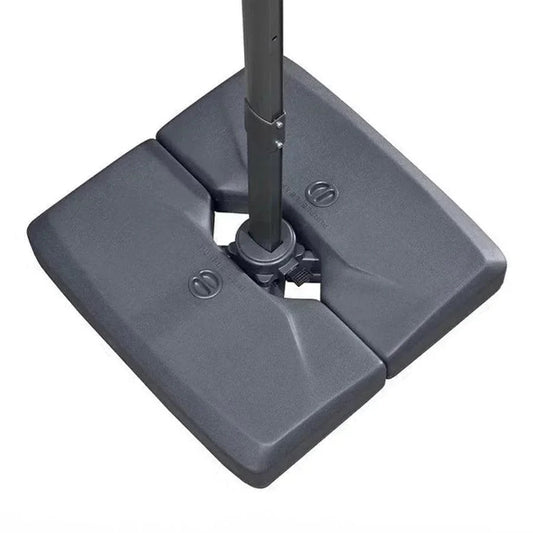 PURPLE LEAF OPEN BOX Grey Patio Cantilever Umbrella Base ZY05ALFGYBS-100