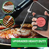 Smart Bluetooth Bbq Grill Thermometer - Digital Display, Wireless Remote Alert Ios Android Phone