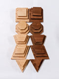 Small Floating Wall Shelves Set for Plants & Decor