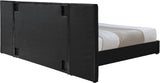 Pablo Elegant Velvet Bed with Chrome Legs - Chic Contemporary Design for a Luxurious Bedroom Retreat