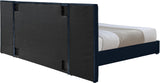 Pablo Elegant Velvet Bed with Chrome Legs - Chic Contemporary Design for a Luxurious Bedroom Retreat