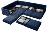 HARMONY 142" 6-Seater Sectional Sofa with Arm