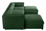 HARMONY 109" 3-Seater Sofa with 2 Ottomans