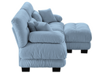 CLOUDIES 94" Loveseat with 1 Ottoman