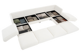 HARMONY 142" 4-Seater Sofa with 2 Ottomans