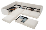 HARMONY 142" 6-Seater Sectional Sofa with Arm