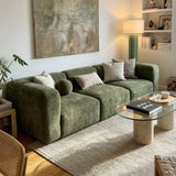 Philo Chenille Low Profile Modular Sofa (3-Seater)