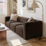 Philo Performance Velvet Low Profile Modular Sofa (3-Seater)