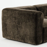 Philo Chenille Low Profile Reversible Modular L Sectional Sofa (5-Seater)