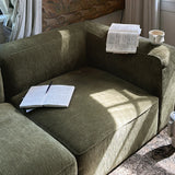 Philo Chenille Low Profile Modular Sectional Sofa (4-Seater+2 Ottomans)
