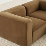 Philo Performance Velvet Low Profile Modular Sofa (Loveseat)