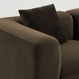 Philo Performance Velvet Low Profile Modular Sofa (3-Seater)
