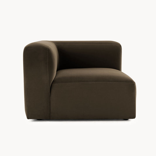 Philo Performance Velvet Low Profile Modular Corner Chair