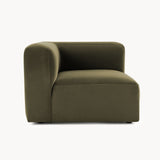 Philo Performance Velvet Low Profile Modular Corner Chair