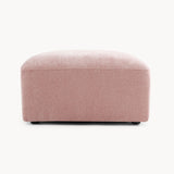 Philo Blush Pink Low Profile Modular Ottoman