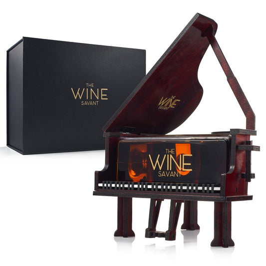 Piano Shaped Whiskey & Wine Decanter - 25OZ Pianist Instrument Unique Decanter Set