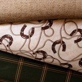 Pierre Equestrian Cotton Sateen Bedding Set