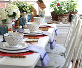 Blue Cloth Napkins Set of 4