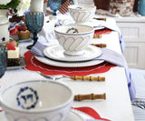Blue Cloth Napkins Set of 4
