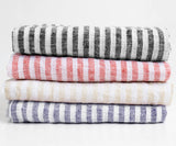 Striped Linen Hand Towels
