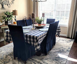 Navy Blue Tablecloth