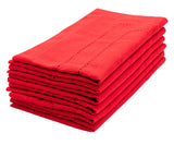 Red Double Hemstitch Napkins