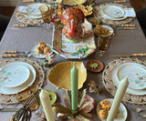 Plain Linen Rectangle Tablecloth