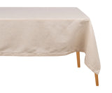 Natural Tablecloth Cotton-Linen Blend