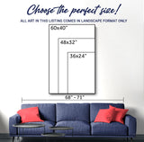Modern Brush Stroke Abstract Wall Art