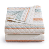 Mystic Stripe Cotton Gauze Quilt Set