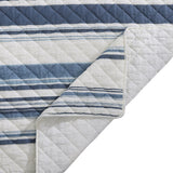 Mystic Stripe Cotton Gauze Quilt Set