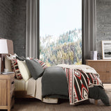 Stonewashed Cotton Canvas Duvet Cover Set