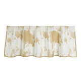 Elsa Cowhide Reversible Quilted Valance, Light Tan