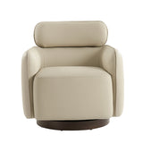Othon Swivel Chair-IVORY