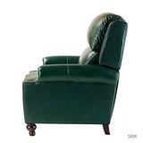 Consuela Mid-century Genuine Leather Recliner