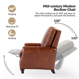 Annabelle Genuine Leather Recliner Chair(Optional Types)
