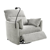 Arthur 38" Power Rocking Swivel Recliner with USB(Optional Types)