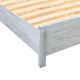Asheville Grey Washed Wooden Queen Bed