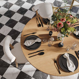 Nolan 56" Wood Round Dining Table