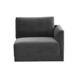 Willow Performance Velvet Modular RAF Corner Chair