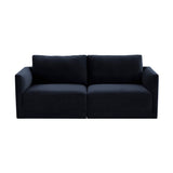Willow 74" Performance Velvet Modular Loveseat