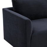 Willow 74" Performance Velvet Modular Loveseat