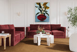 Willow 105" Performance Velvet Modular Sofa