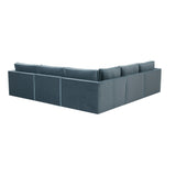 Willow 5-Piece Performance Velvet Modular L Sectional