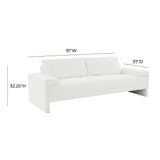 Maeve 91" Contract-Grade Fabric Sofa